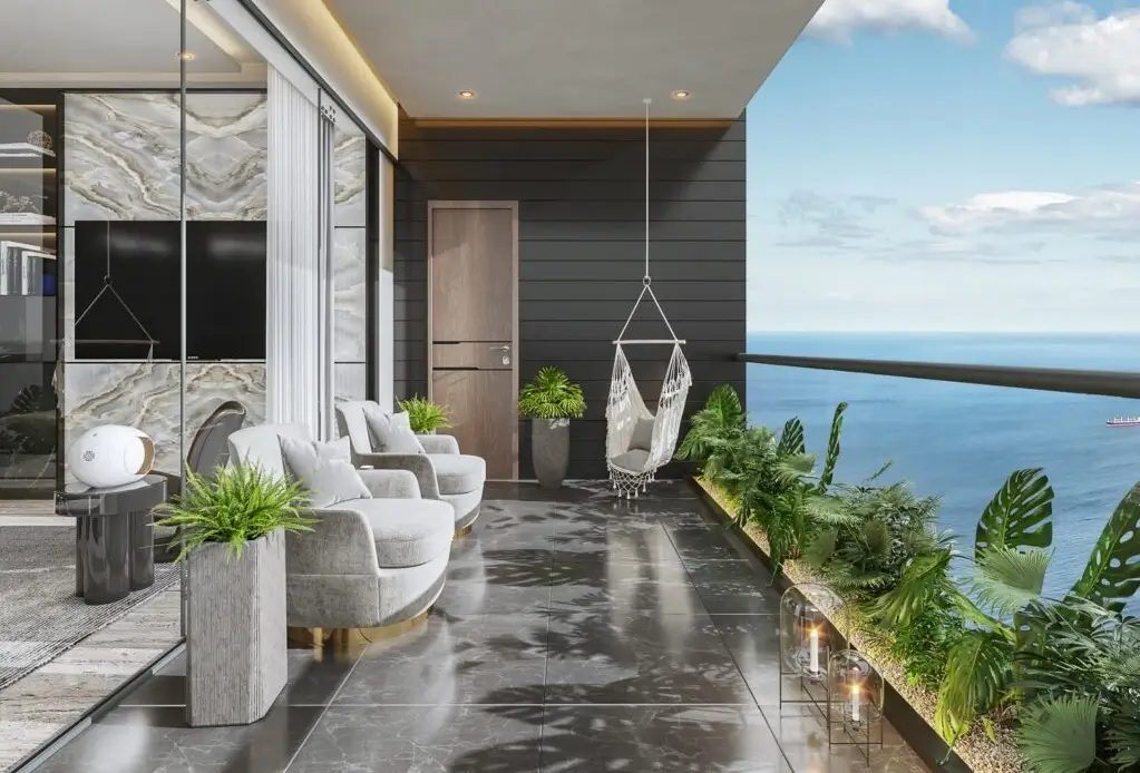 Book Your Apartment In Karachi Waterfront Community 7 Aa Waterfront At Hmr Waterfront In Dha Phase 8 Karachi Sea Facing Balcony