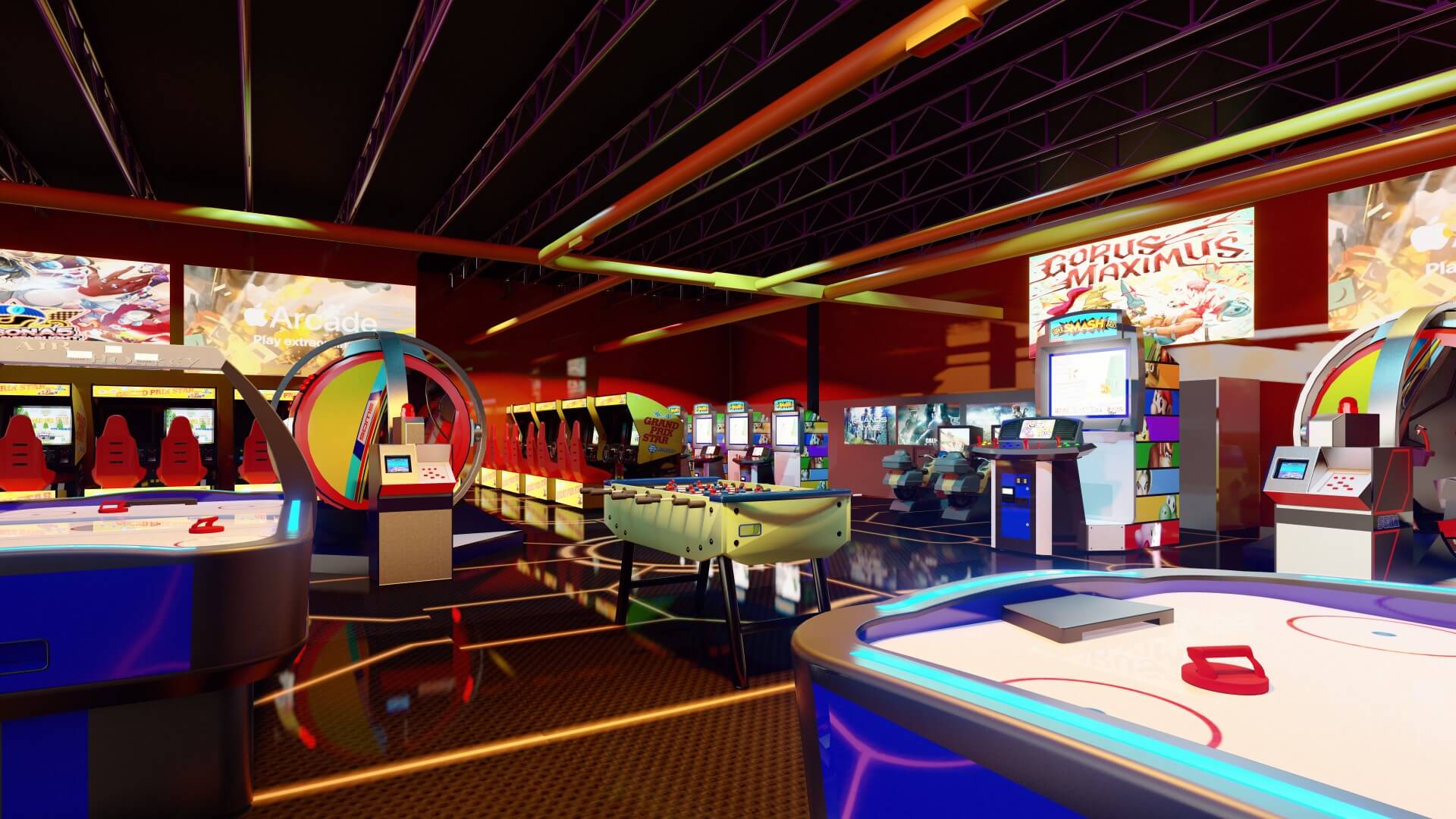 Indoor gaming area for residents' recreation at Saima Marina Residence, DHA Phase 8, Karachi
